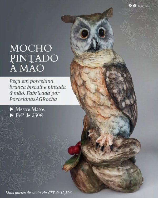 Mocho em Porcelana Biscuit