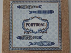 Base para Tachos em Cortiça com Azulejo