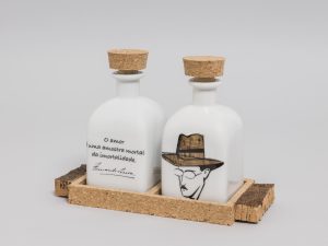 Galheteiro em cortiça Fernando Pessoa