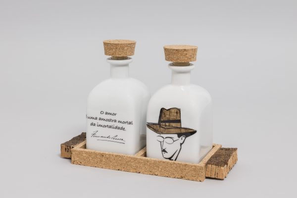 Galheteiro em cortiça Fernando Pessoa