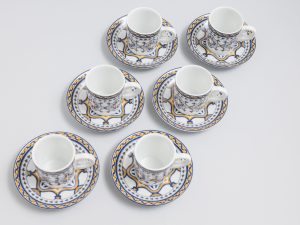 Conjunto de Chávenas de Café Mourisca
