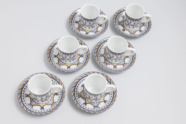 Conjunto de Chávenas de Café Mourisca