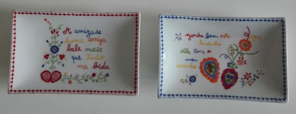 Tabuleiro Retangular Lenços dos Namorados