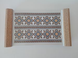 Tabuleiro com Pegas em Cortiça Mourisca