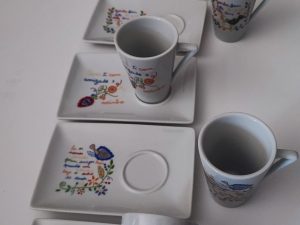 Chávena de Café ming Lenços dos namorados